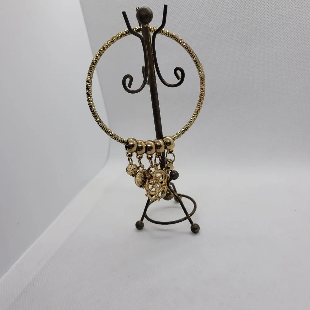 Nautical gold tone Charm Bracelet - Picture 4 of 6